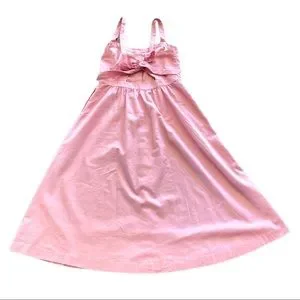 strapless open back dress Madewell NWT Pink Velvet Dress – Third and Plum co main image 0